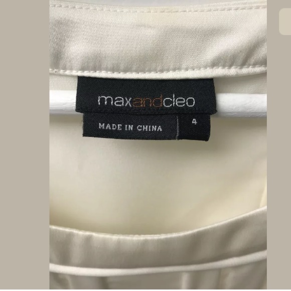 Max and Cleo Women’s Dress Flutter Sleeves size 4 - Picture 4 of 8